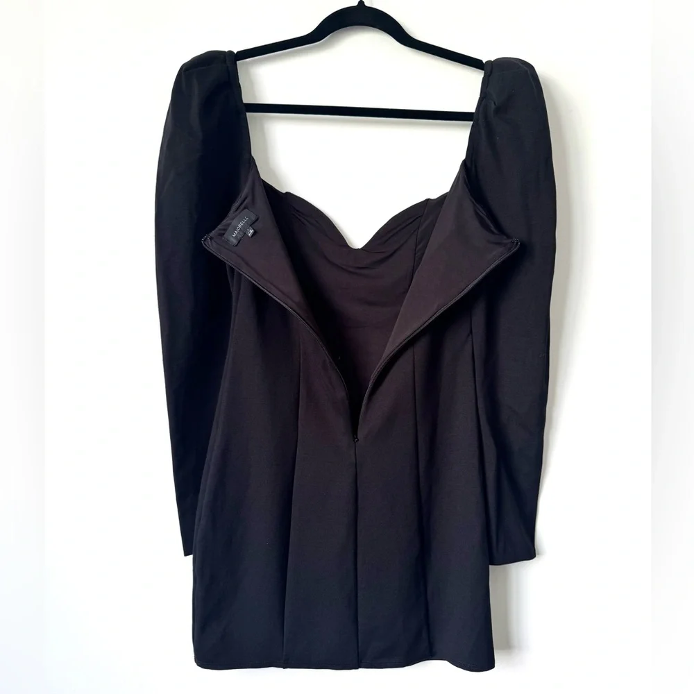 Revolve Majorelle Fleur Long Sleeve Mini Dress in Black - Size S - Picture 7 of 14